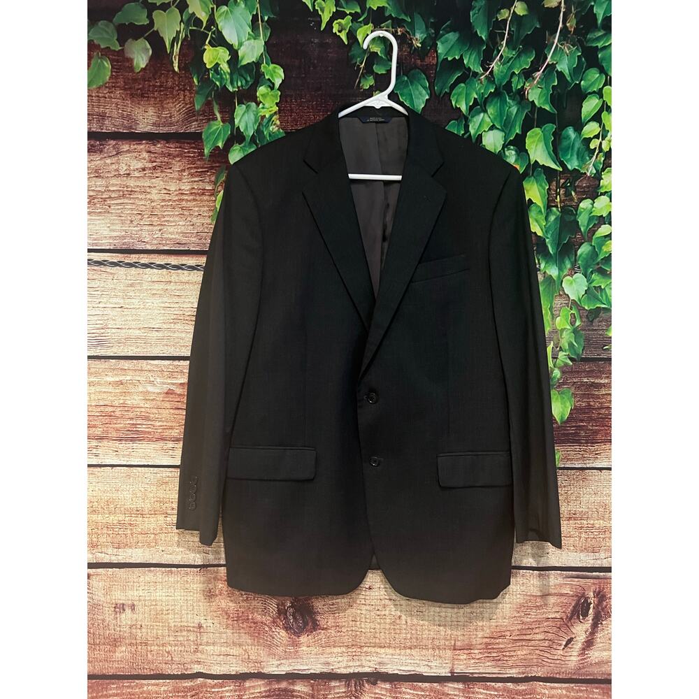 Brooks Brothers 1818 Madison Blazer Mens 43R/38WGray Wool Suit Coat Jacket